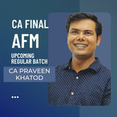 CA Final AFM | Regular Batch By CA Praveen Khatod | For May 26 & Onwards